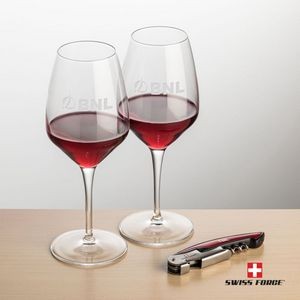 Swiss Force® Opener & 2 Brunswick Wine - Red