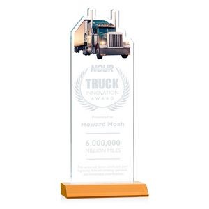 VividPrint™/Etch Award - Longhaul/Amber 11"
