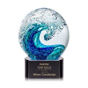 Surfside Award on Paragon Black - 5" Diam