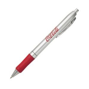 Metal Pull-out Ad Pen - Red