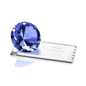 Gemstone on Starfire - 2-3/4" Sapphire