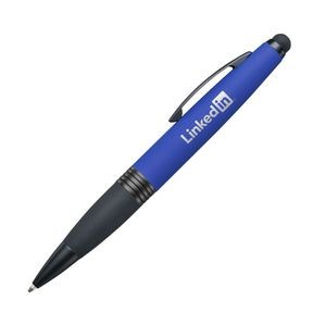 Munro Twist Aluminium Pen with Stylus - Blue