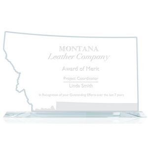 State Map - Jade 10" - Montana