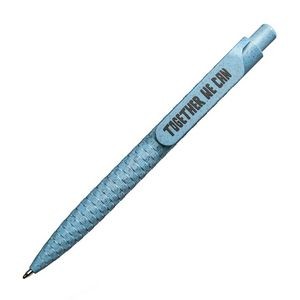 Dover Recycled Wheat Straw Pen - Blue