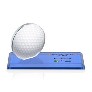 VividPrint™ Award - Northam Golf/Sky Blue 3"x7"
