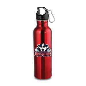 The Wide Mouth Flair w/Carabiner - 25oz Red