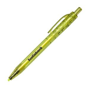 Bali Recyled Plastic Highlighter - Yellow