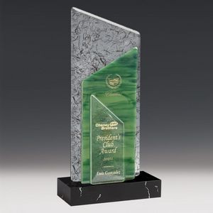 Sail Award - Green/Marble 21"