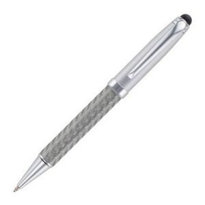 Mayfair Carbon Fiber Pen/Stylus - Silver