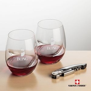 Swiss Force® Opener & 2 Bartolo Wine - Silver