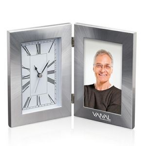Melania Clock/Frame - Silver 4"x6"