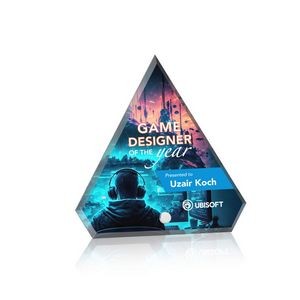 VividPrint™ Award - Polaris Diamond/Silver 5" High