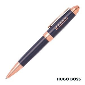 Hugo Boss® Icon Ballpoint Pen - Blue Rose-Gold