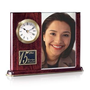 Webster Clock/Frame - Rosewood