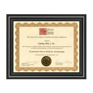 Copley Certificate Frame - Black 8½"x11"