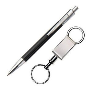 Jerico Pen/Keyring Gift Set - Black