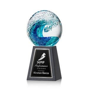 Surfside Award on Tall Marble - 4" Diam
