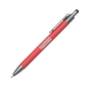 Hughes Aluminum Pen w/Wood Clip - Red