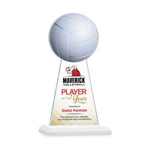 VividPrint™ Award - Edenwood Volleyball/White 9"
