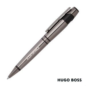 Hugo Boss® Chevron Ballpoint Pen - Gun Metal