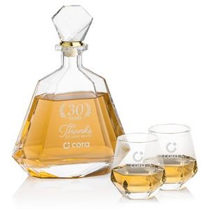 Hartsdale Decanter & 2 On-the-Rocks