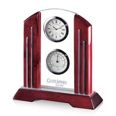 Regency Clock (2 Face) - Rosewood 7½"