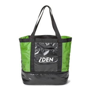Romney Tote w/Insulated Compartment - Lime Green