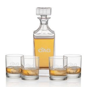 Chelsea Decanter & 4 On-the-Rocks