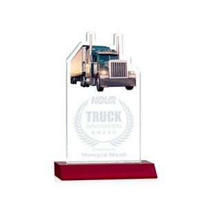 VividPrint™/Etch Award - Longhaul/Red 7"