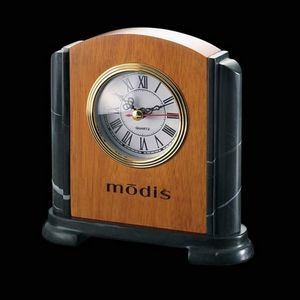 Bramalea Clock - Wood/Marble 6"