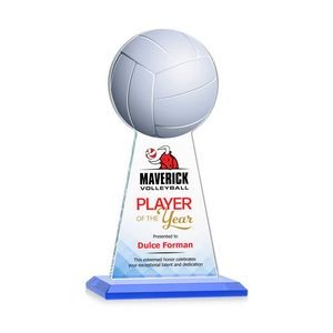 VividPrint™ Award - Edenwood Volleyball/Sky Blue 9"