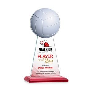 VividPrint™ Award - Edenwood Volleyball/Red 9"
