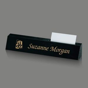 Marble Nameplate with Cardholder