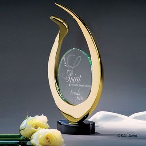 Spirit Award - Starfire/24K Gold 11½"