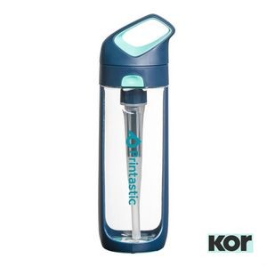 Kor® Nava Bottle w/Filter - 24oz Aqua Splash