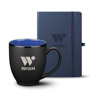 Eccolo® Cool Journal/Dereham Mug Set - Blue