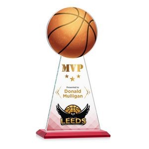 VividPrint™ Award - Edenwood Basketball/Red 11"