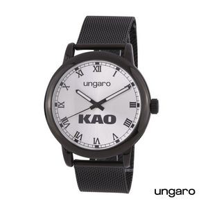 Ungaro® Primo Mesh Watch - Black