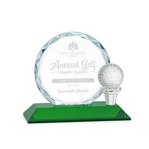 Nashdene Award - Optical/Green 4½" Diam
