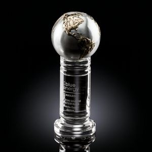 Continental Globe - Cast Metal/Optical 10¼"