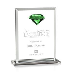 Sanford Award - Starfire 4"x6" Emerald
