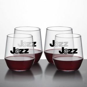 Poolside Tritan™ Stemless Wine Glass - 15oz Clear (Set of 4)