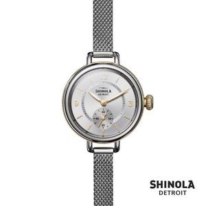 Shinola® Birdy Watch - 34mm Silver/Silver
