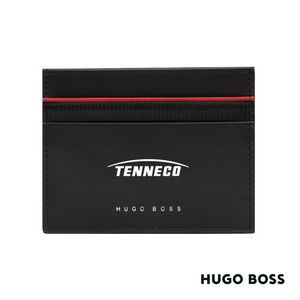 Hugo Boss® Gear Card Holder - Black Red