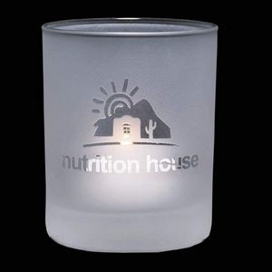 Evaton Frosted Candleholder - 2½" Small