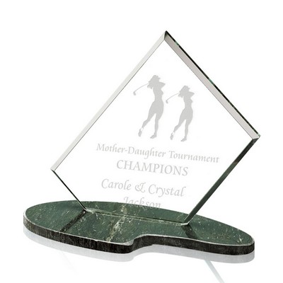 Dunlop Golf Award - Jade/Marble 9½" Wide