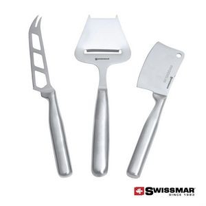 Swissmar® 3 Piece Cheese Knife Set - Stainless