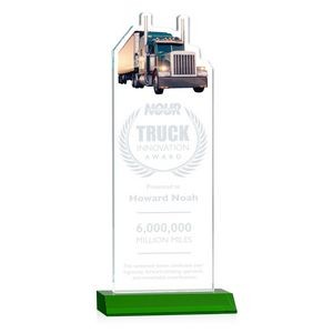 VividPrint™/Etch Award - Longhaul/Green 11"