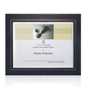 Honors Certificate Holder - 8½"x11" Black