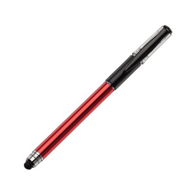 Icon Metal Gel Pen/Stylus - Red